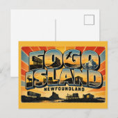 Fogo Island Newfoundland Island Ontsnapping Briefkaart (Voorkant / Achterkant)