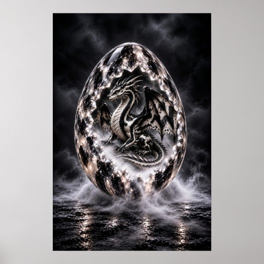 Fogstalker Draken Ei Poster (Voorkant)