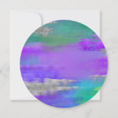 FOIL BOWLING BALL, bowling, gloedjarige verjaardag Kaart (Achterkant)