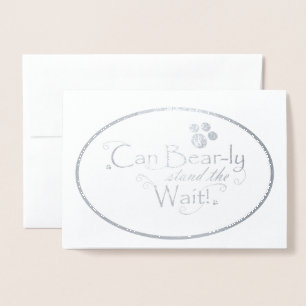 Foil Breast Cancer-kerstkaart Folie Kaarten