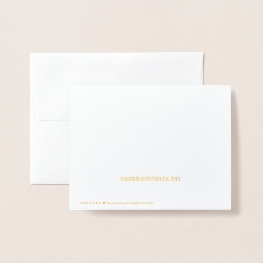 Foil Card - Happy Birthday! -Gepersonaliseerd Folie Kaarten (Met envelop)