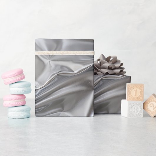 Foil Crinkle Pattern Cadeaupapier (Baby Shower)