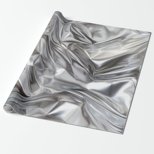 Foil Crinkle Pattern Cadeaupapier (Uitgerold)