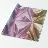Foil Crinkle Pattern Cadeaupapier (Uitgerold)