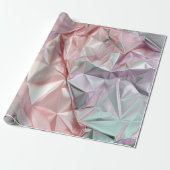 Foil Crinkle Pattern Cadeaupapier (Uitgerold)