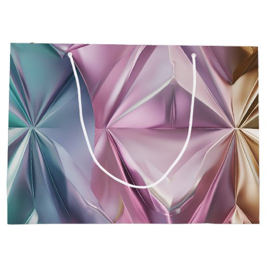 Foil Crinkle Pattern Groot Cadeauzakje (Achterkant)