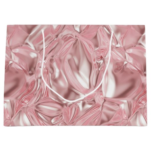 Foil Crinkle Pattern Groot Cadeauzakje (Voorkant)