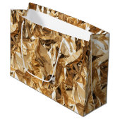 Foil Crinkle Pattern Groot Cadeauzakje (Voorkant Gekanteld)