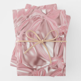 Foil Crinkle Pattern Inpakpapier Vel