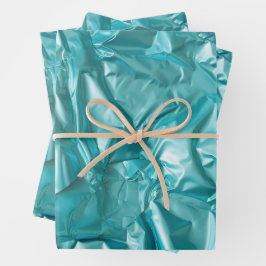 Foil Crinkle Pattern Inpakpapier Vel