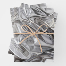 Foil Crinkle Pattern Inpakpapier Vel