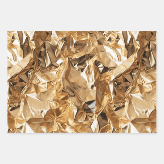 Foil Crinkle Pattern Inpakpapier Vel (Voorkant)
