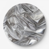 Foil Crinkle Pattern Papieren Bordje (Voorkant)