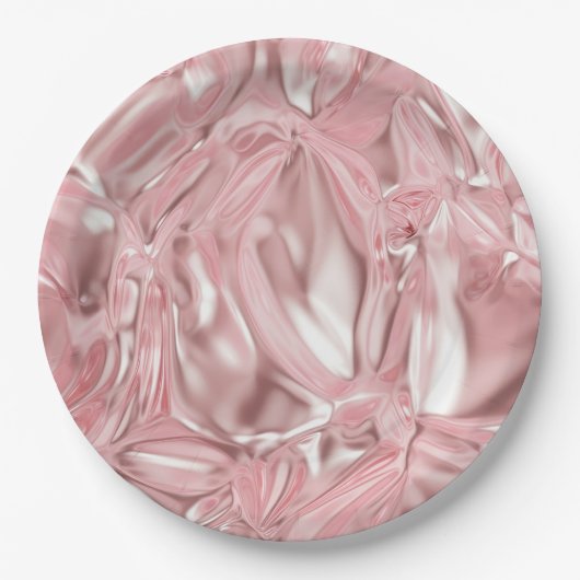 Foil Crinkle Pattern Papieren Bordje (Voorkant)