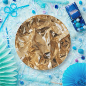 Foil Crinkle Pattern Papieren Bordje (Feest)