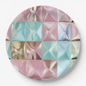 Foil Crinkle Pattern Papieren Bordje (Voorkant)