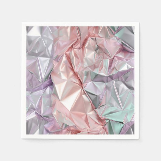 Foil Crinkle Pattern Servet (Voorkant)