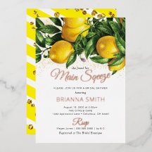 Foil Her Lemon Squeeze Bruiloft