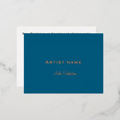 Foil Invitation Postcard Folie Uitnodiging Briefkaart (Voorkant / Achterkant)