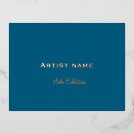 Foil Invitation Postcard Folie Uitnodiging Briefkaart