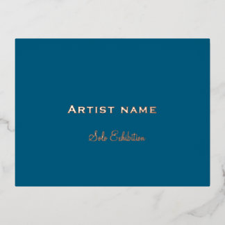 Foil Invitation Postcard Folie Uitnodiging Briefkaart