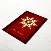 Foil Snowflake Christmas Card Folie Feestdagenkaart (Gedraaid)