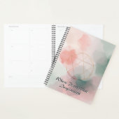 Foil & Watercolor Wash Art | Abstract Rose Gold Ge Planner (Display)
