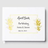 Foil Wedding Guestbook Gastenboek (Voorkant)