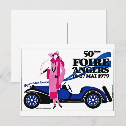 Foire d'Angers -  Franse reclame Briefkaart (Voorkant / Achterkant)