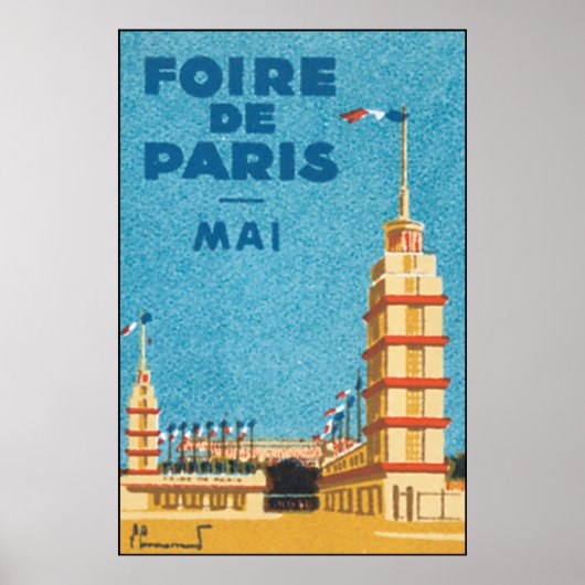Foire De Paris Poster (Voorkant)
