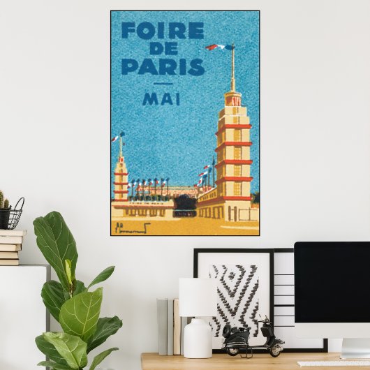 Foire De Paris Poster (Thuiskantoor)