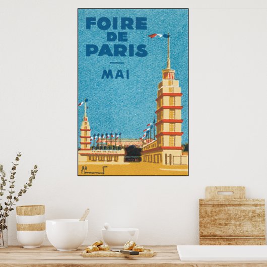 Foire De Paris Poster (Keuken)