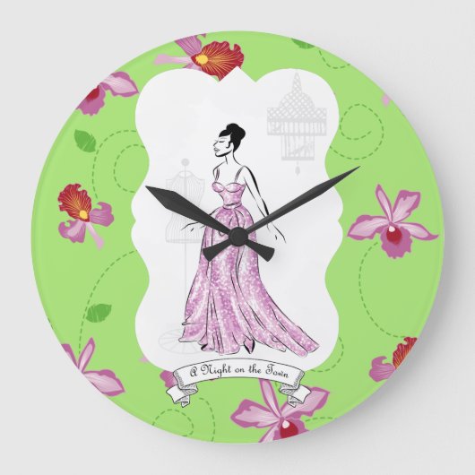 Fois à Paris Mode Illustratie Grote Klok (Voorkant)