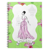 Fois à Paris Mode Illustratie Notitieboek (Voorkant)