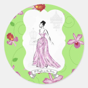 Fois à Paris Mode Illustration Sticker