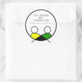 FOJ-Sticker Ronde Sticker (Tas)