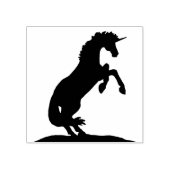 fok Unicorn Silhouette Rubberstempel (Afrduk)
