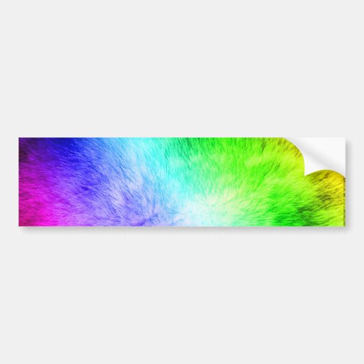 Fok van de drijfmestregenboog bumpersticker (Voorkant)