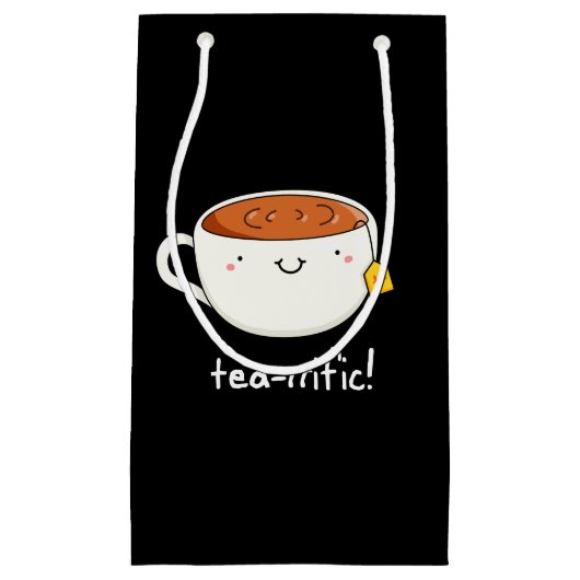 Fokbeker van Tea Pun Dark BG Klein Cadeauzakje (Voorkant)