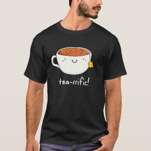 Fokbeker van Tea Pun Dark BG T-shirt