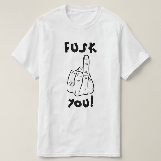 Fokbom en nepvingergrap t-shirt (Design voorkant)