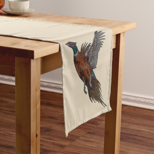 Fokers in vliegtafelrunner korte tafelloper (Voorbeeld)