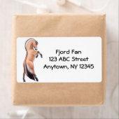 Fokken Noorse Fjord Paard Label (Insitu)