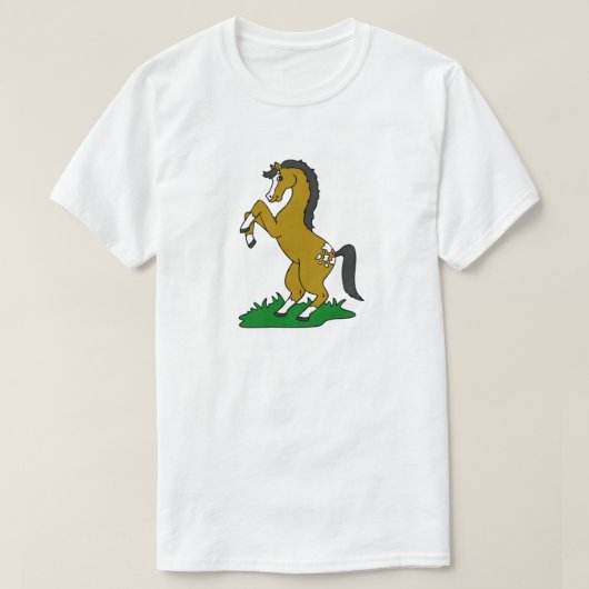Fokken van Appaloosa Hind Legs Equine Theme T-shirt (Design voorkant)