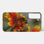 Fokken van een bloem samsung galaxy hoesje (Achterkant horizontaal)