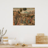 Fokken van Lazarus Benozzo Gozzoli Fine Art Poster (Keuken)