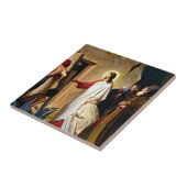 Fokken van Lazarus door Carl Bloch Tegeltje (Zijkant)