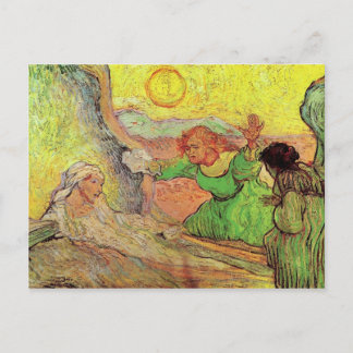 Fokken van Lazarus na Rembrandt van Gogh Briefkaart