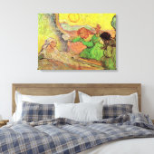 Fokken van Lazarus na Rembrandt van Gogh Canvas Afdruk (Insitu (Slaapkamer))
