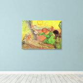 Fokken van Lazarus na Rembrandt van Gogh Canvas Afdruk (Insitu (Houten vloer))